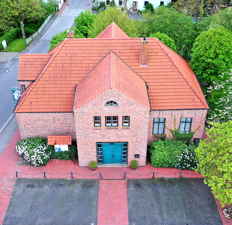 Landrichterhaus Neustadtgödens von oben